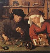 Quentin Massys The Money-changer and his wife (mk08) china oil painting reproduction